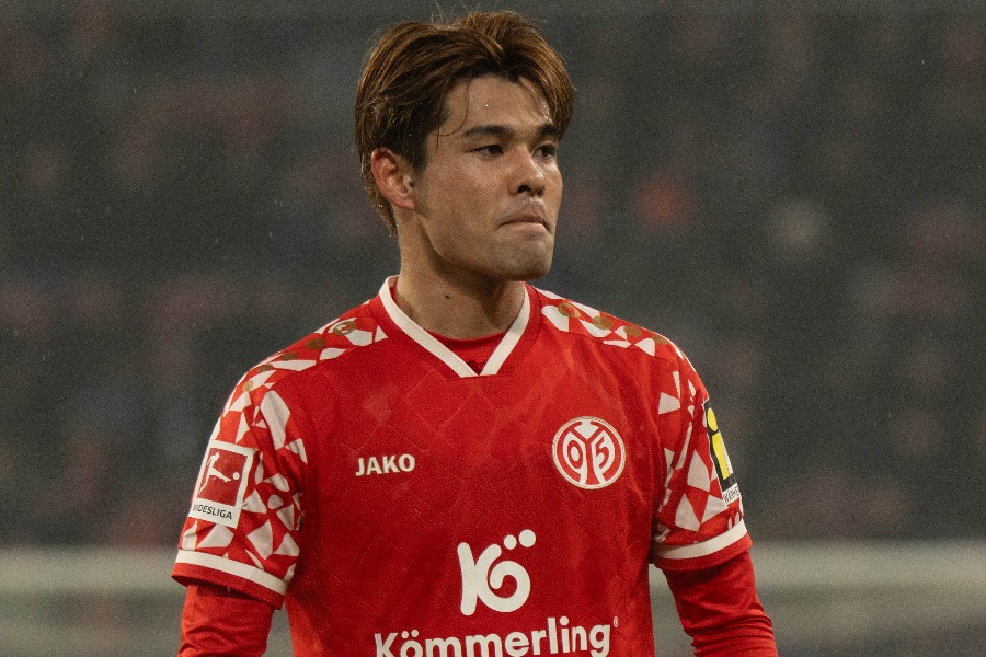 マインツの佐野海舟【写真：菅原敬太】