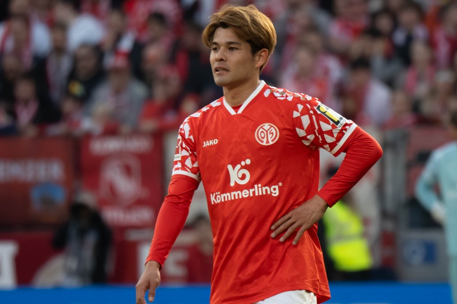 マインツの佐野海舟【写真：菅原敬太】