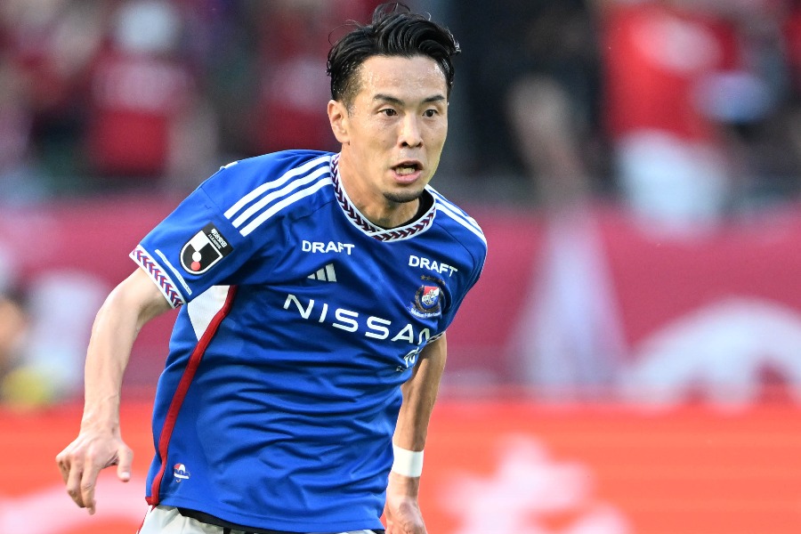 水沼宏太が豪快ゴールを決めた(写真は横浜FM所属時)【写真:徳原隆元】