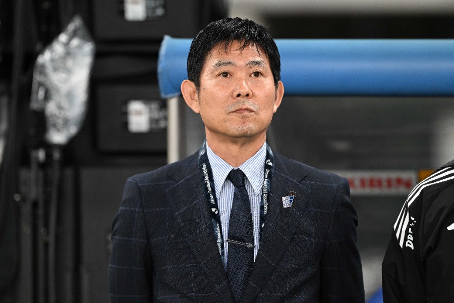 日本代表を率いる森保一監督【写真：徳原隆元】