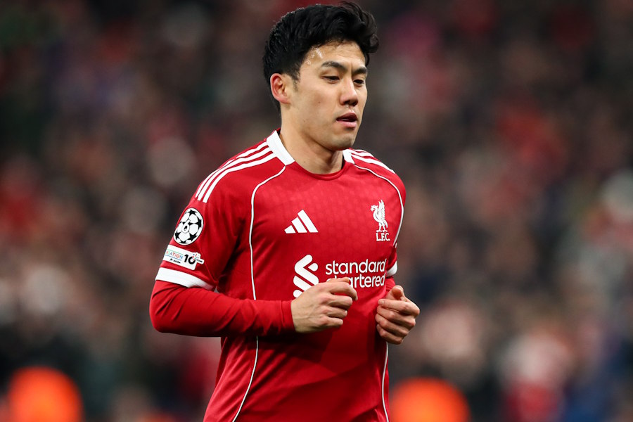 リバプールの遠藤航【写真：ZUMA Press/アフロ】
