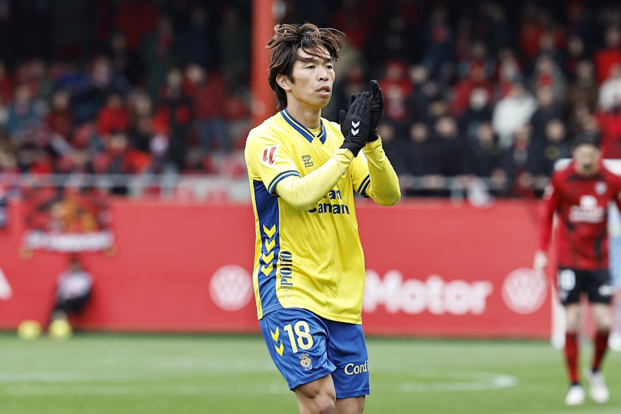 ラス・パルマスの宮代大聖【写真：ムツ・カワモリ/アフロ】