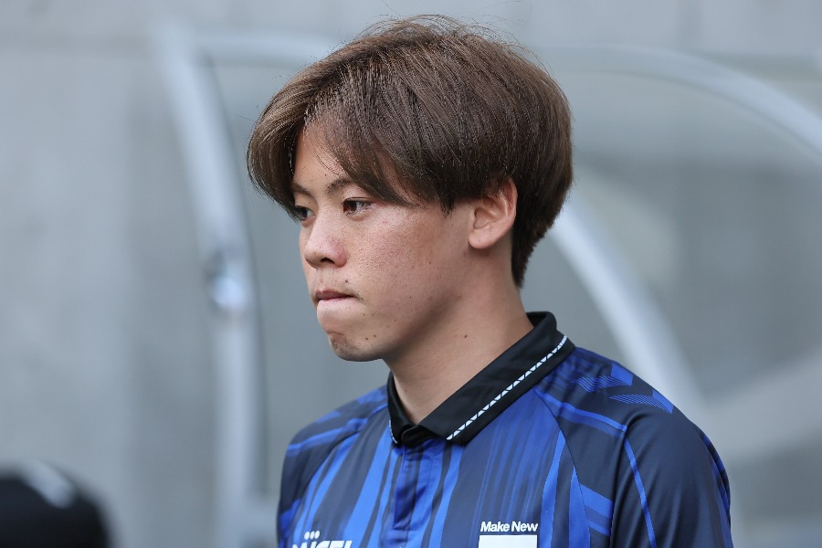 G大阪から神戸に期限付き移籍した満田誠【写真：柳瀬心祐】