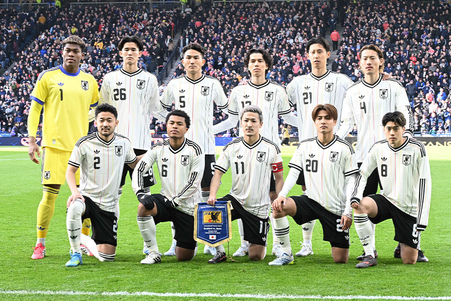 日本代表が横浜国際総合競技場でエクアドルと対戦する【写真:徳原隆元】