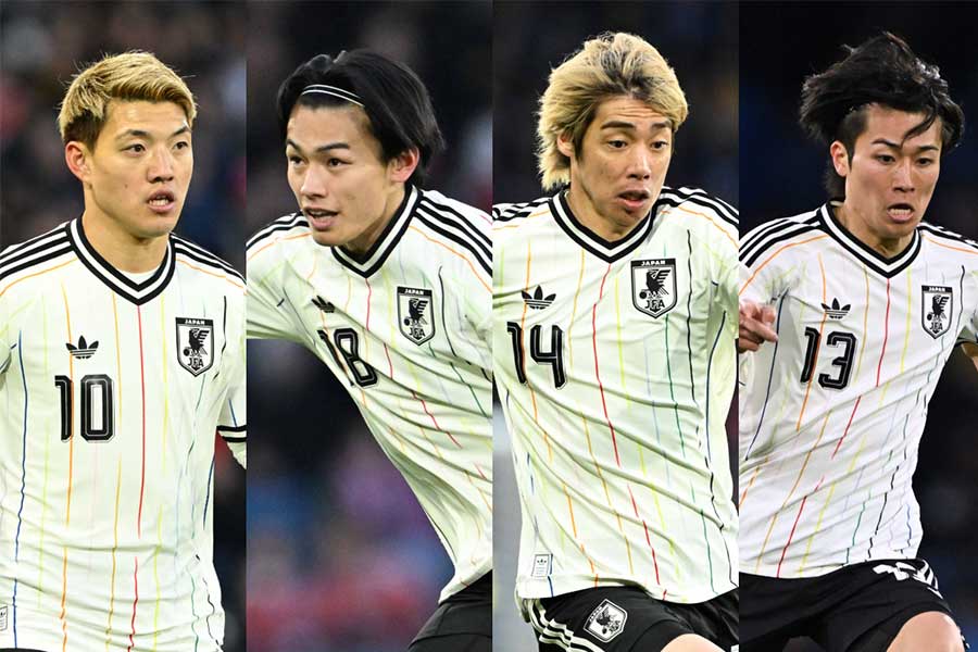 スコットランド戦で”主力4人”が同時投入【写真：徳原隆元】