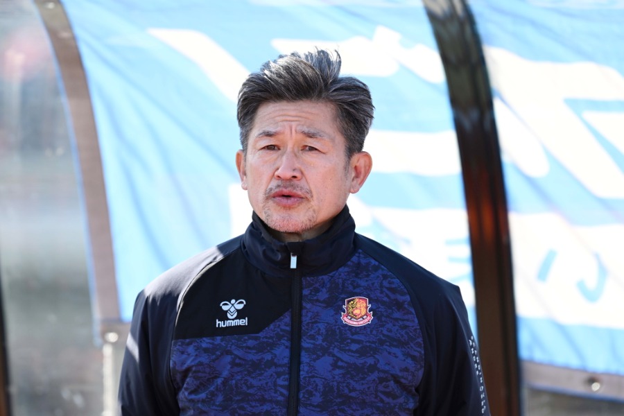 福島のカズ【写真：徳原隆元】