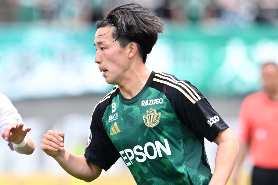 松本の安永玲央【写真：徳原隆元】