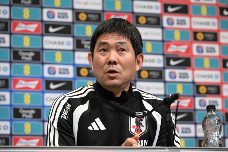 日本代表を率いる森保一監督【写真：徳原隆元】