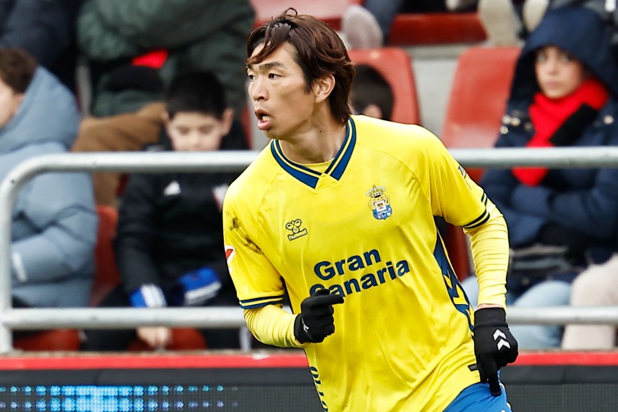 ラス・パルマスの宮代大聖【写真：ムツ・カワモリ/アフロ】