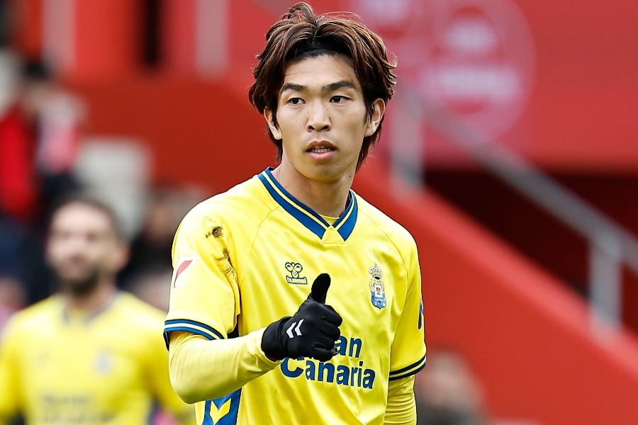 ラス・パルマスの宮代大聖【写真:ムツ・カワモリ/アフロ】