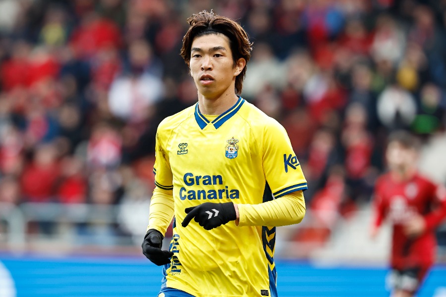 ラス・パルマスの宮代大聖【写真：ムツ・カワモリ/アフロ】