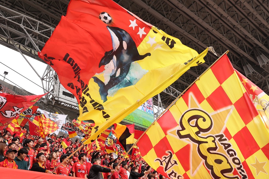 名古屋が新グッズを販売開始【写真：柳瀬心祐】