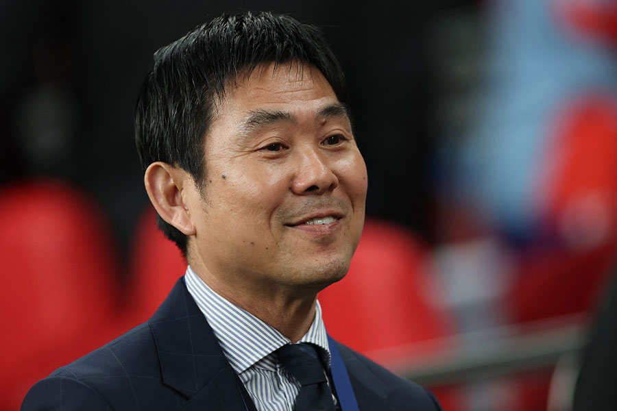 欧州との対戦で無配を継続した森保一監督【写真：ロイター】