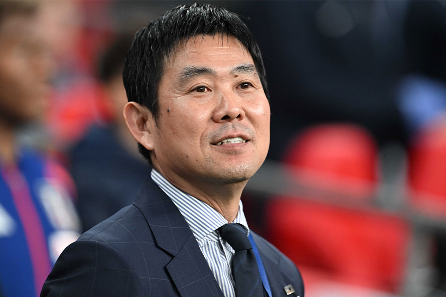 日本代表を率いる森保一監督【写真：徳原隆元】