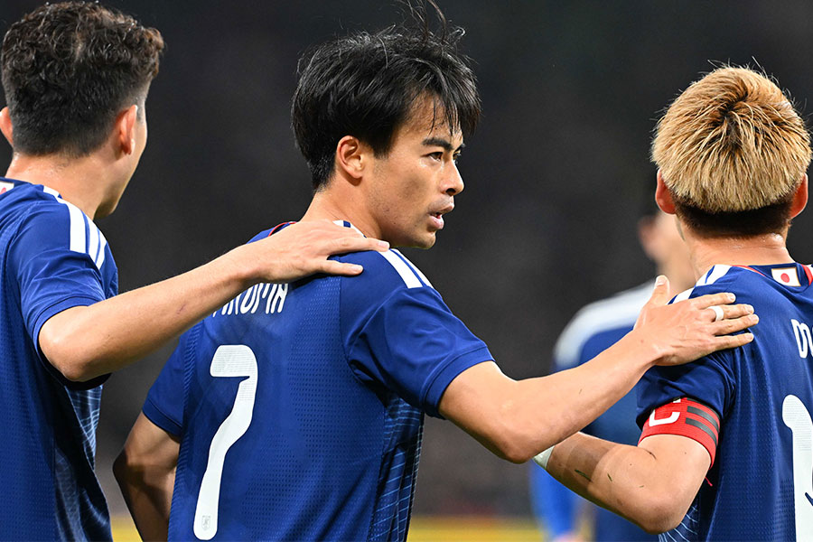 三笘薫のゴールで日本代表が勝利【写真：徳原隆元】