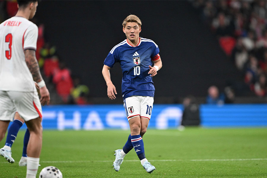 日本代表の堂安律【写真：徳原隆元】