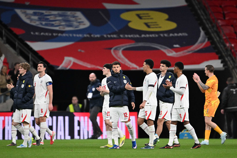 イングランド代表は対アジア勢で初黒星に【写真:徳原隆元】