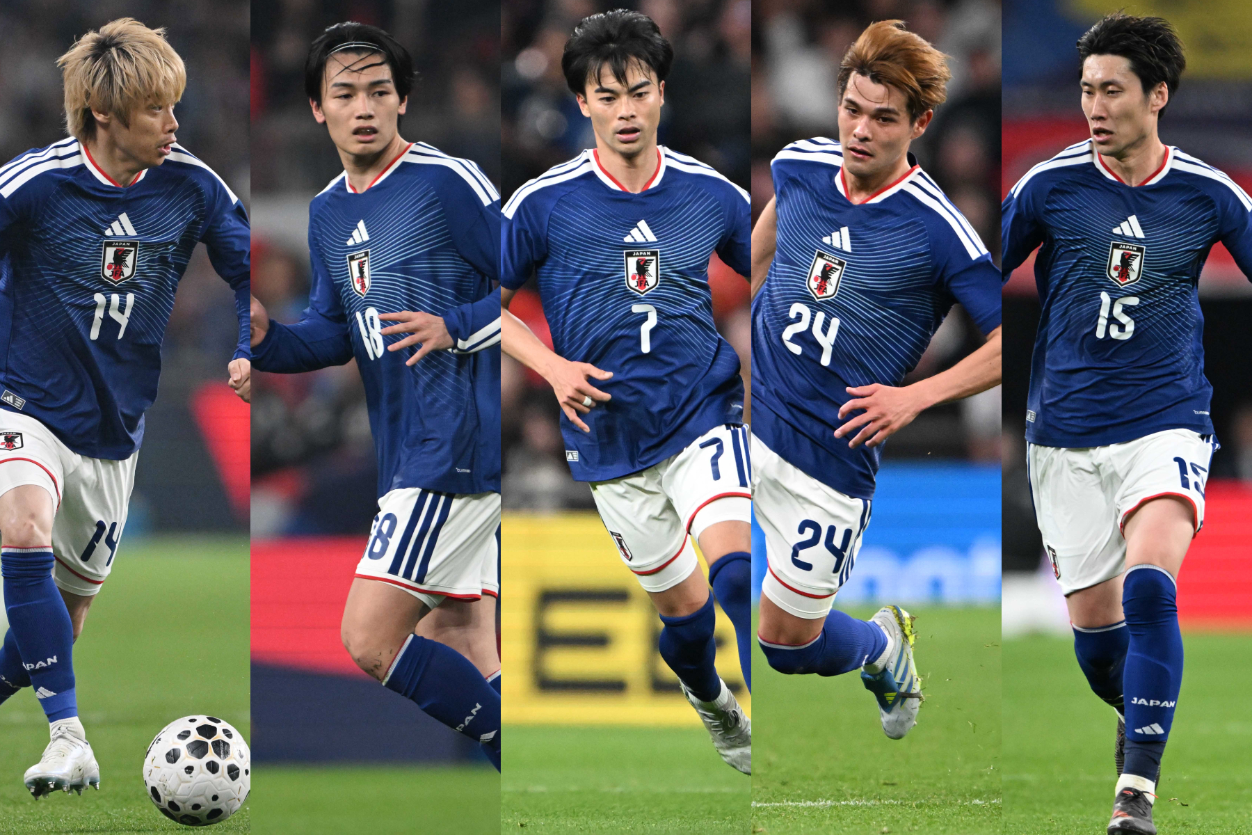 イングランド戦に出場した選手を採点【写真：徳原隆元】