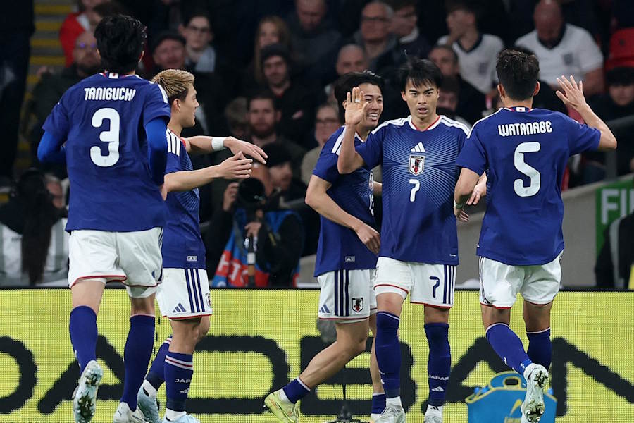 日本代表はイングランドに1-0で勝利【写真：ロイター】