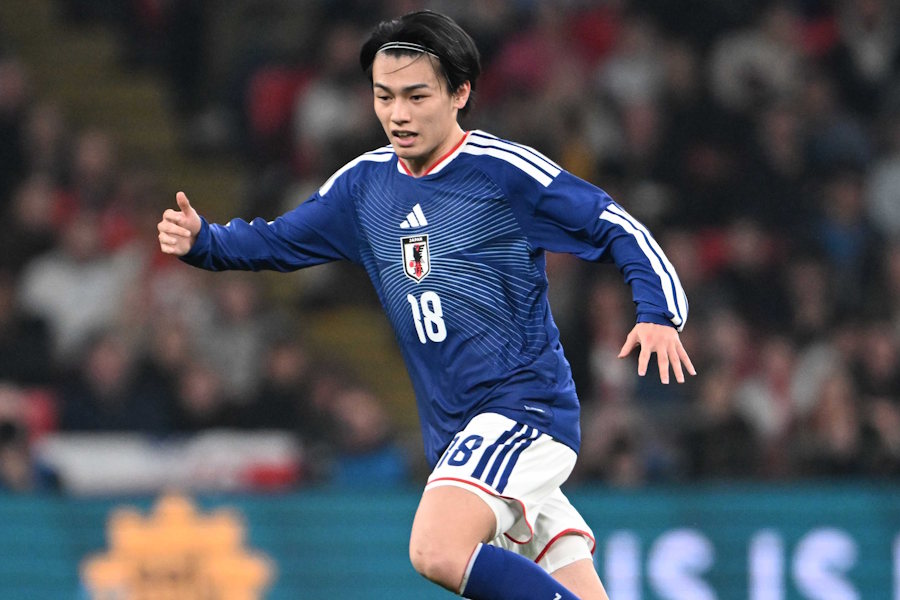 日本代表の上田綺世【写真：徳原隆元】