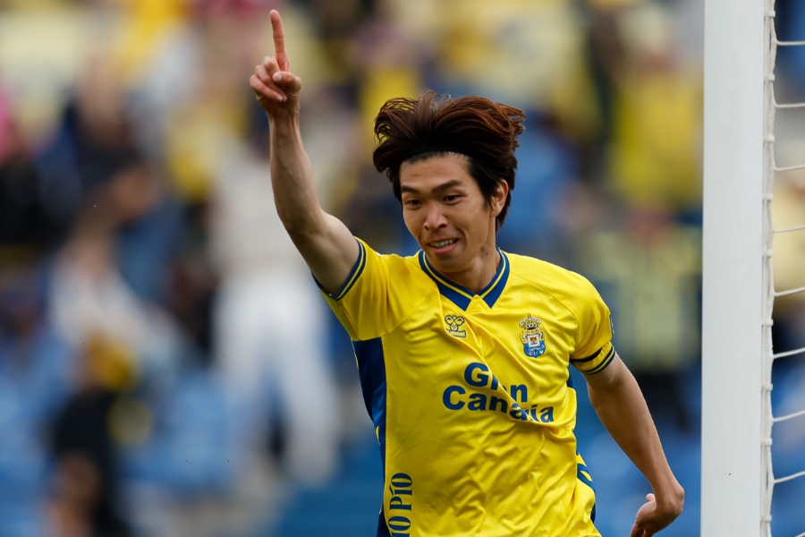 ラス・パルマスの宮代大聖【写真：(C) La Liga】