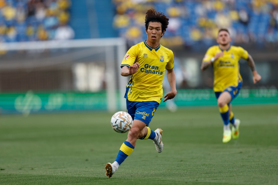 ラス・パルマスの宮代大聖【写真：(C) La Liga】