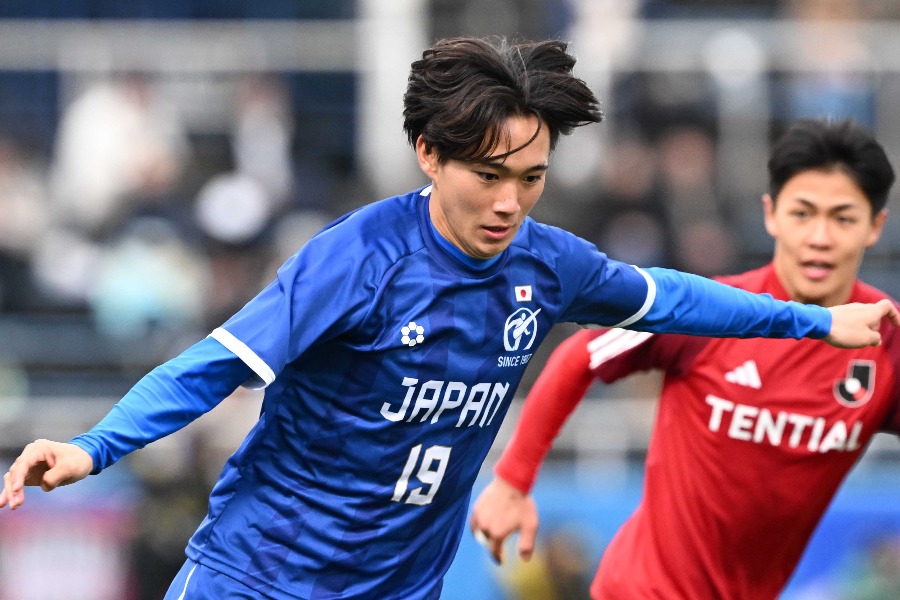 桐蔭横浜大に進学した流通経済大柏の乙川宙【写真：徳原隆元】