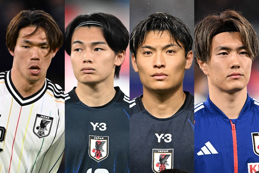 森保ジャパンのFW陣【写真:徳原隆元】