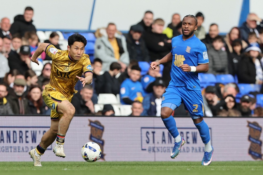 ブラックバーンの森下龍矢【写真：REX/アフロ】