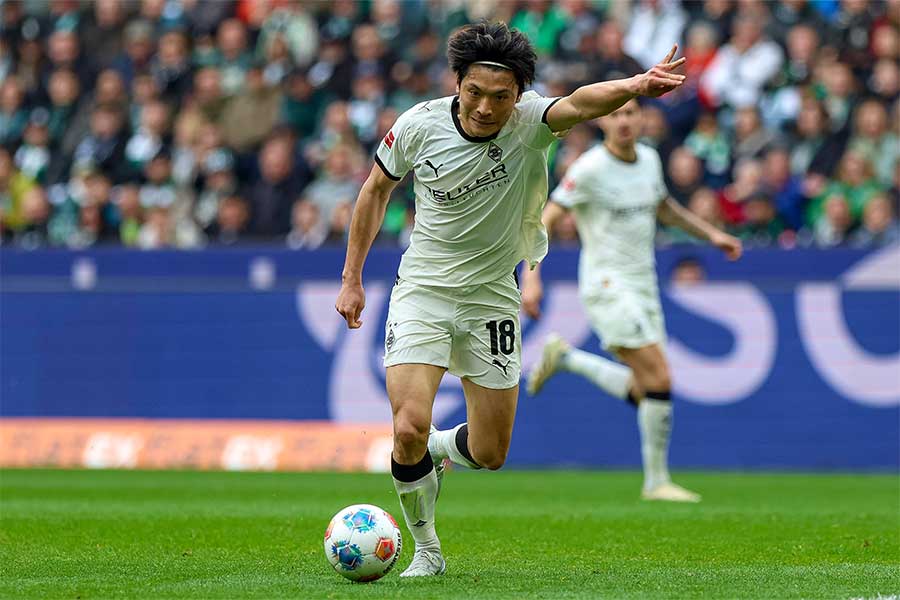 ボルシアMGの町野修斗【写真:アフロ】