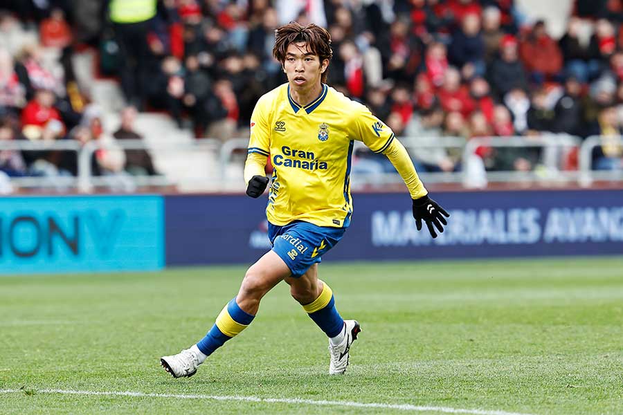 ラス・パルマスの宮代大聖【写真:ムツ・カワモリ/アフロ】