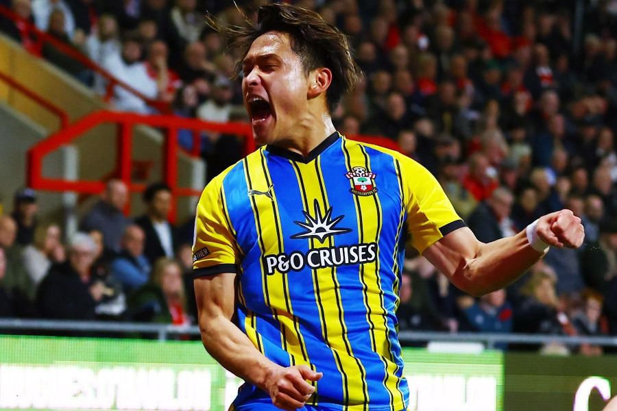 サウサンプトンの松木玖生【写真：REX/アフロ】