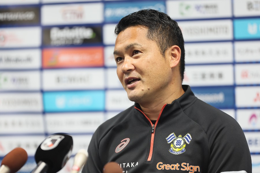 今治の倉石圭二監督【写真：柳瀬心祐】