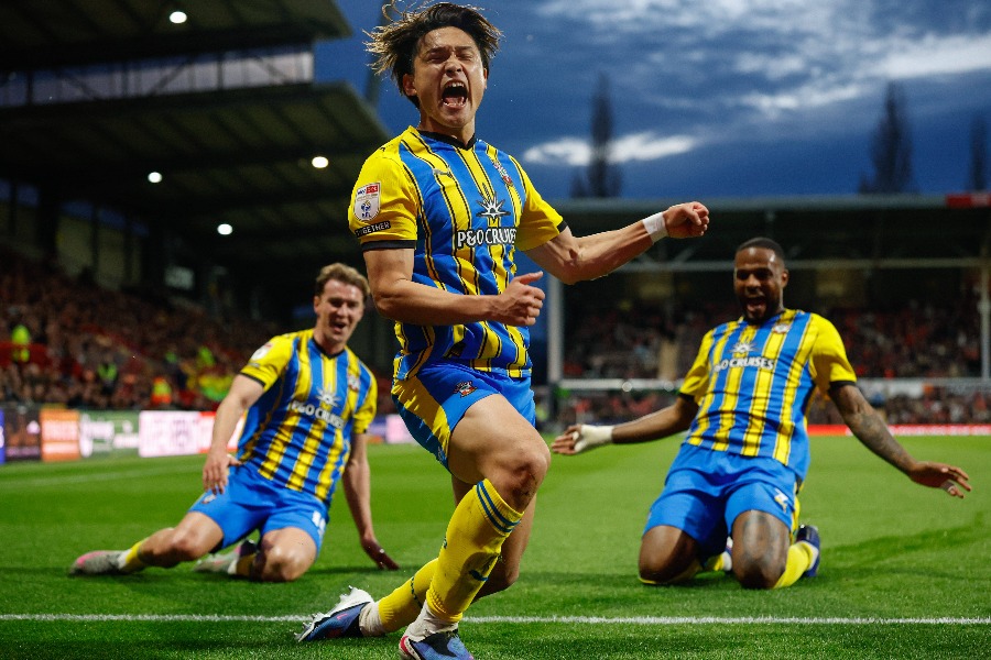 サウサンプトンの松木玖生【写真：アフロ】