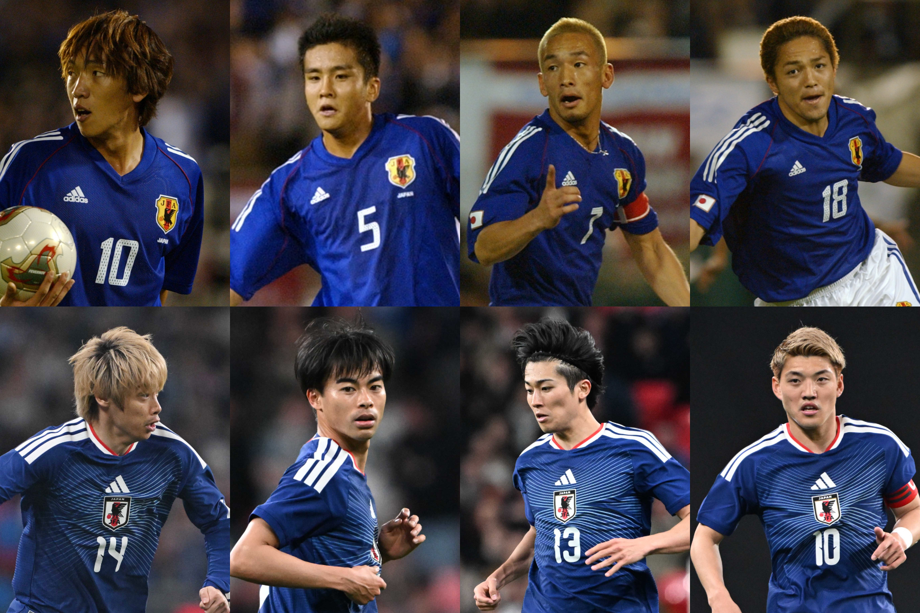 日本代表を支えた新旧黄金カルテット【写真：徳原隆元】