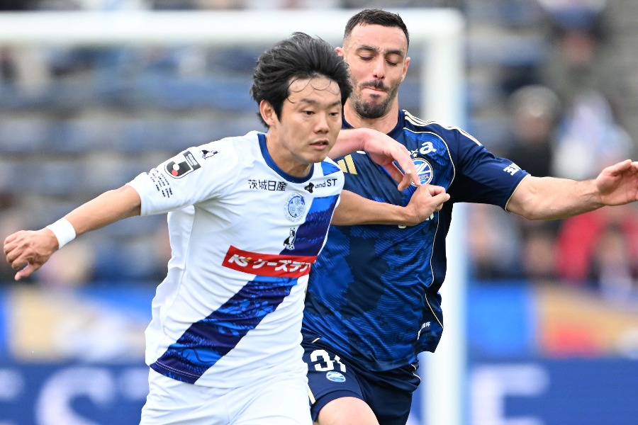 水戸の大崎航詩【写真：徳原隆元】