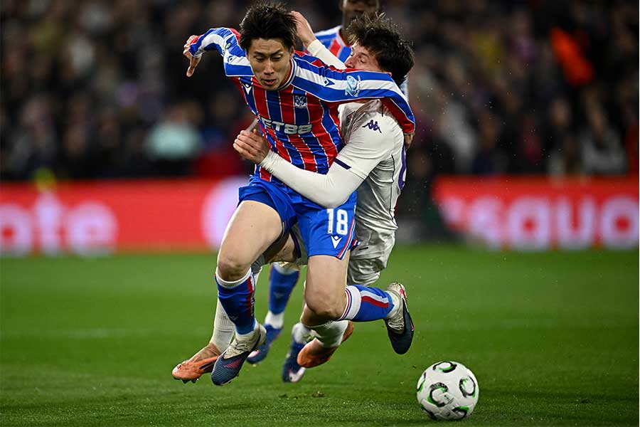 クリスタル・パレスの鎌田大地【写真：ロイター】