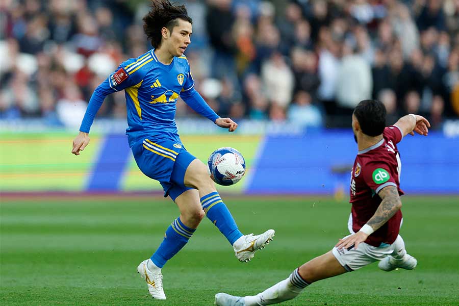 リーズ・ユナイテッドの田中碧【写真:ロイター】