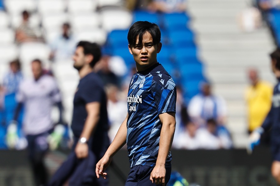 アシストしたMF久保建英【写真:アフロ】