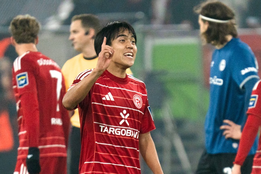 フォルトゥナ・デュッセルドルフの田中聡【写真：アフロ】