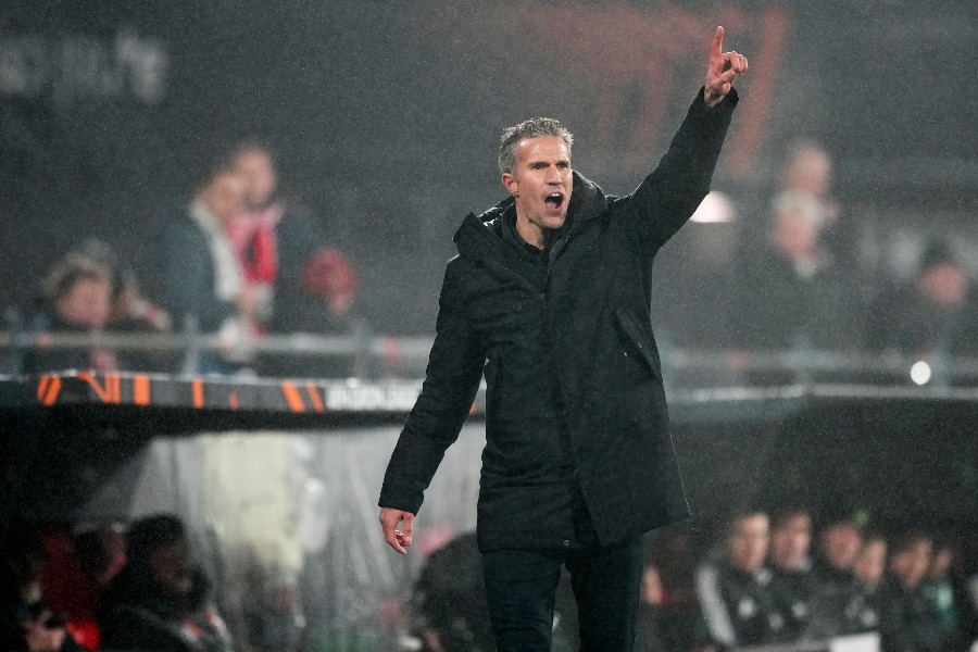 フェイエノールトのロビン・ファン・ペルシー監督【写真：AP/アフロ】