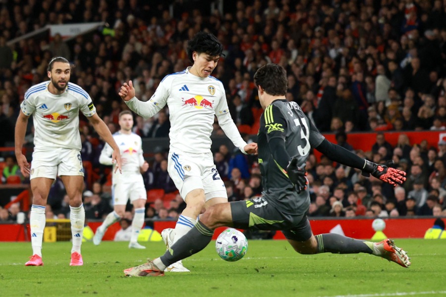 リーズ・ユナイテッドの田中碧【写真:ロイター】