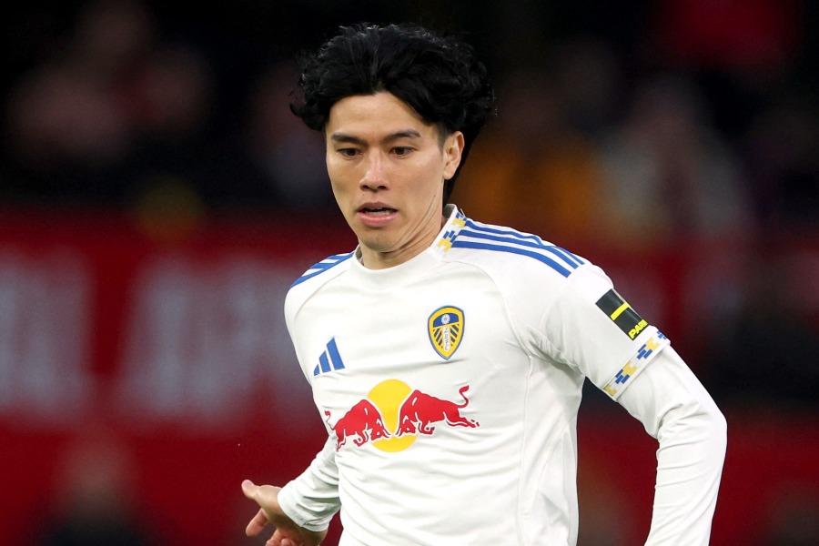 リーズ・ユナイテッドの田中碧【写真：ロイター】 
