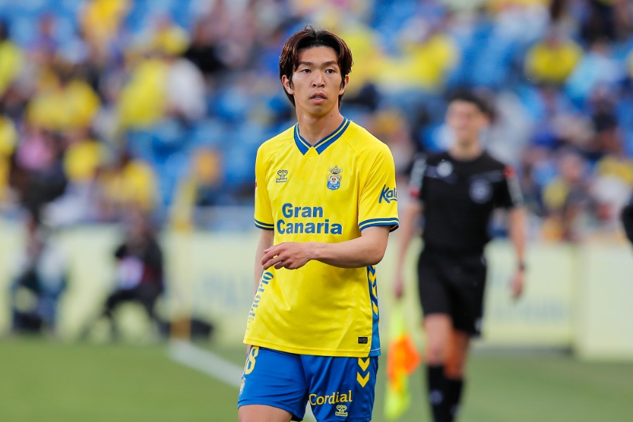 ラス・パルマスの宮代大聖【写真：(C) La Liga】