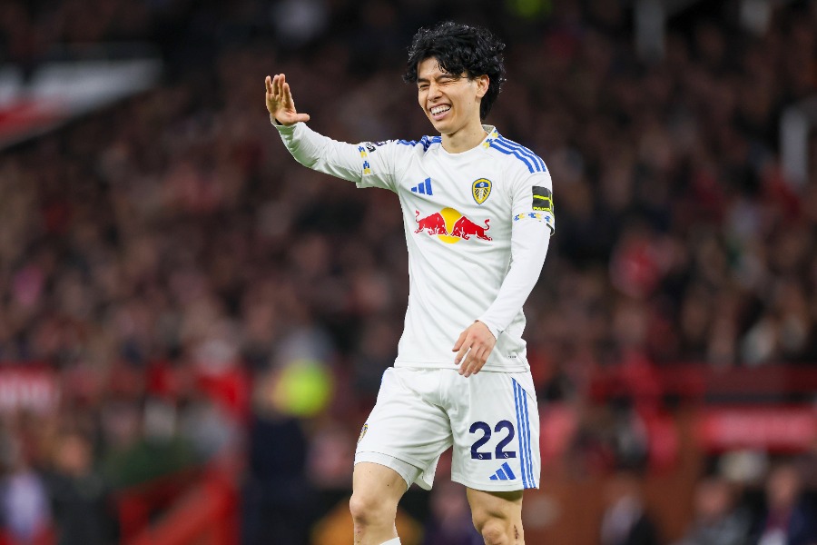 リーズ・ユナイテッドの田中碧【写真：アフロ】