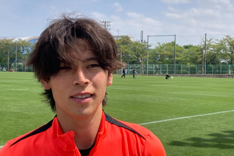 浦和レッズの小森飛絢【写真：轡田哲朗】