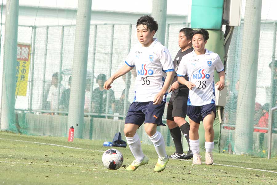横浜FCユースの篠田琉成【写真：安藤隆人】