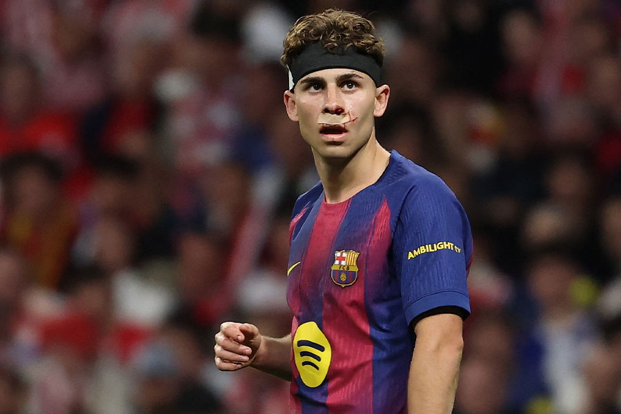 アトレティコ戦に出場したフェルミン・ロペス【写真:ロイター】