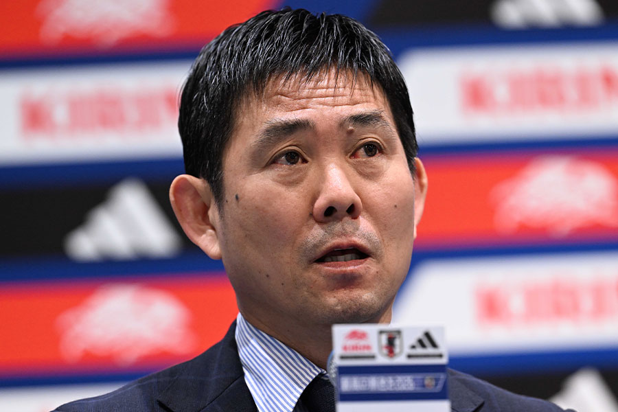 日本代表を率いる森保一監督【写真：徳原隆元】