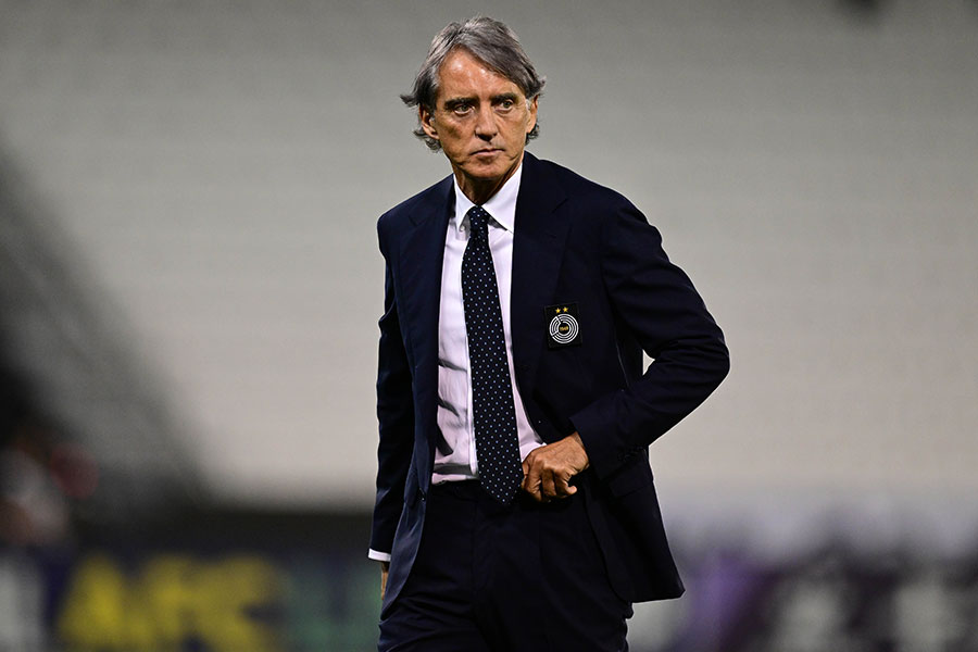 アル・サッドを率いるロベルト・マンチーニ監督【写真：(C) AFC】